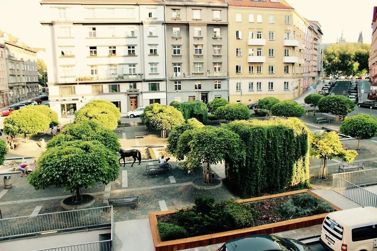Sunny Apartment With Balcony Near Prague Castle With Prague Castle View